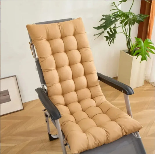 All-in-One Chair Cushion – PP Cotton Backrest & Lumbar Support, Thick Office & Student Dormitory Seat Pad for Summer Comfort