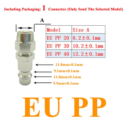EU Air Hose Quick Release Coupling Fittings – European Standard Compressor Pneumatic Connector Accessories