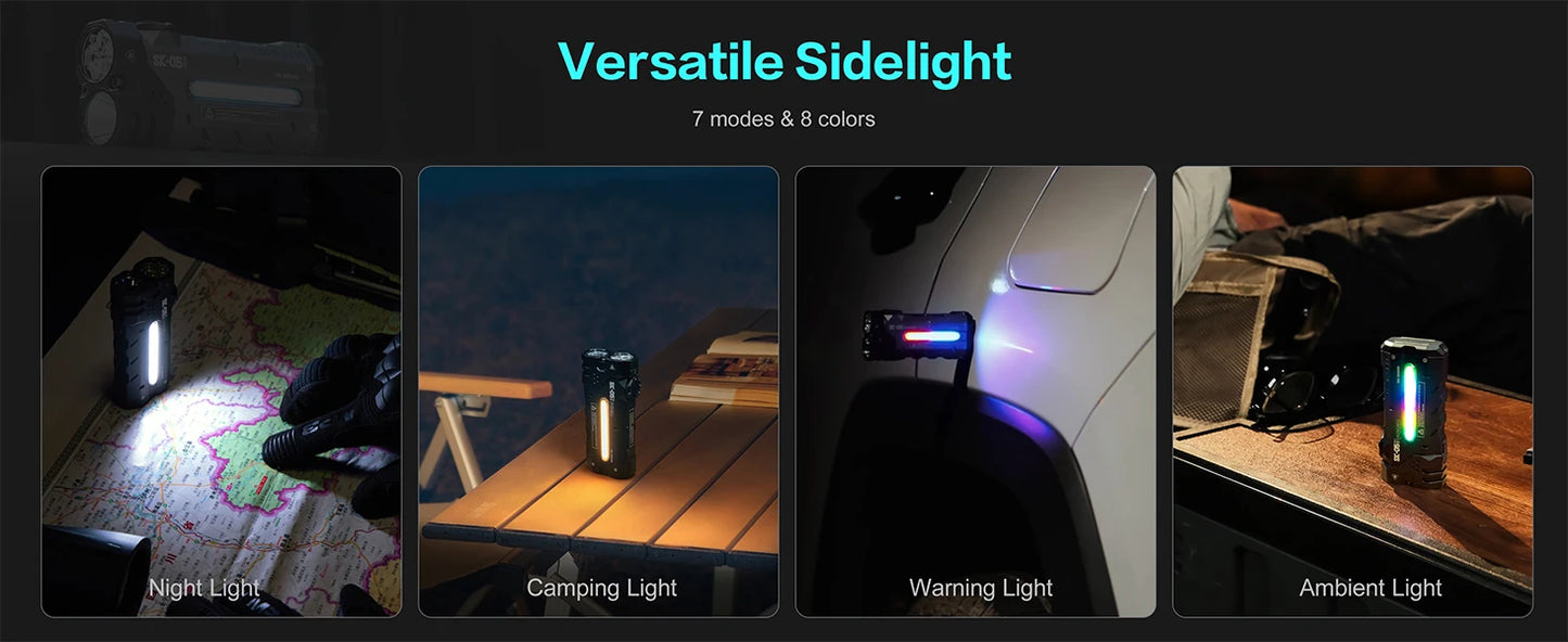 Original Outdoor Multifunctional LED Flashlight – 4360LMS Long-Range Strong Light with Ultra-Long Battery Life, Rechargeable for Camping