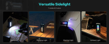 Original Outdoor Multifunctional LED Flashlight – 4360LMS Long-Range Strong Light with Ultra-Long Battery Life, Rechargeable for Camping