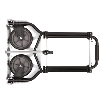 Folding Hand Truck & Dolly — Adjustable Height Aluminum Portable Cart with Anti-Slip Wheels, 264lb Capacity