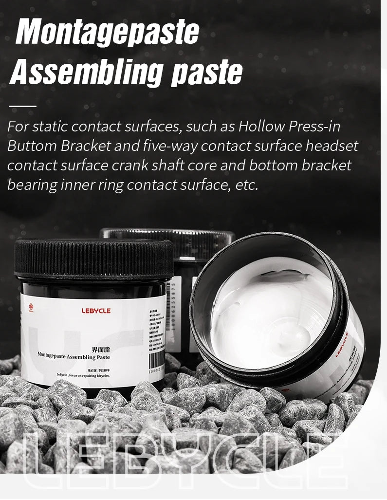 Lebycle Bicycle Interface Grease – Mountain & Road Bike Assembly Paste, Anti-Abnormal Noise Lubricant for Tower Base Hub Shaft