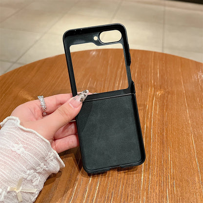 MagSafe Matte PU Leather Case for Samsung Galaxy Z Flip 6/5/4/3 & Z Fold 6/5/4/3 – Magnetic Luxury Flip Cover Skin Feel