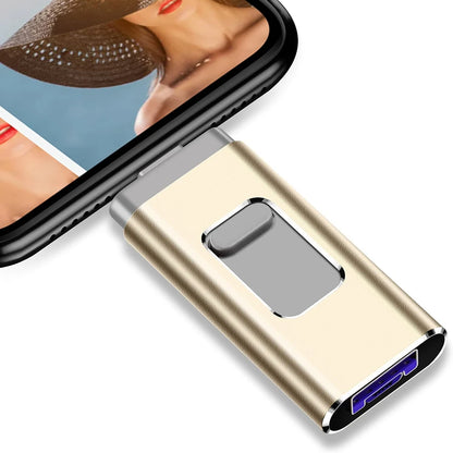 iPhone Flash Drive 3.0 – 256GB, 128GB, 64GB Memory Stick, External Storage for iPhone, PC, iPad, and More Devices