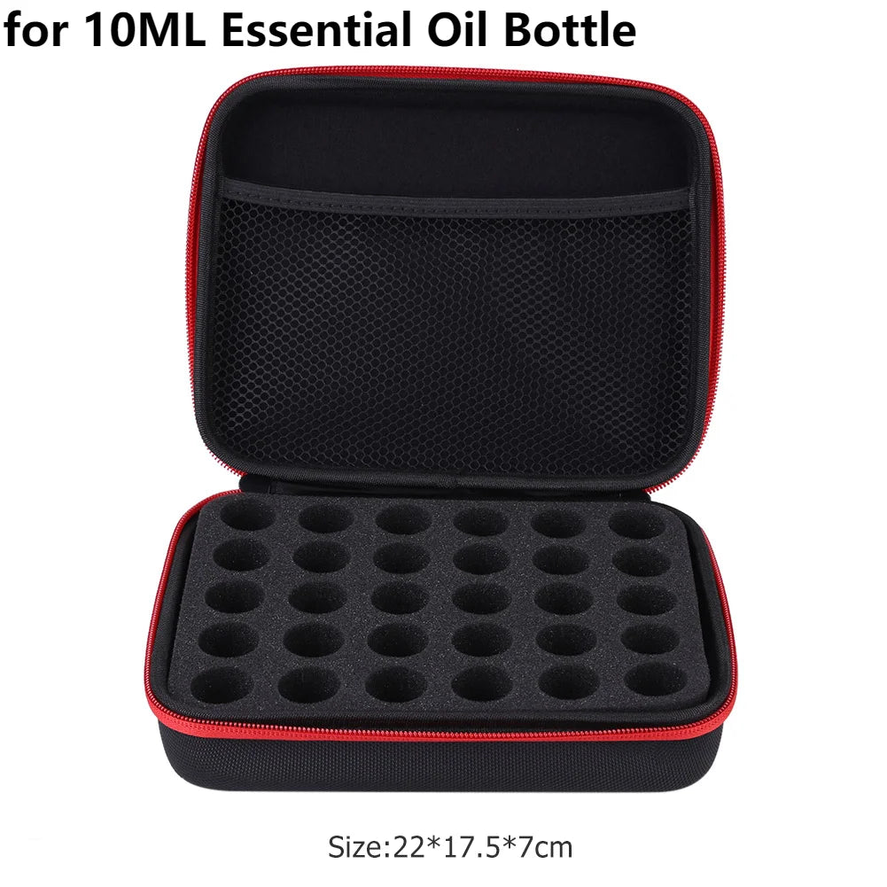 Portable Essential Oil Storage Case – 60/30 Bottles, 15/10ml Perfume Carrying Bag for Travel