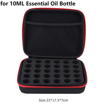 Portable Essential Oil Storage Case – 60/30 Bottles, 15/10ml Perfume Carrying Bag for Travel