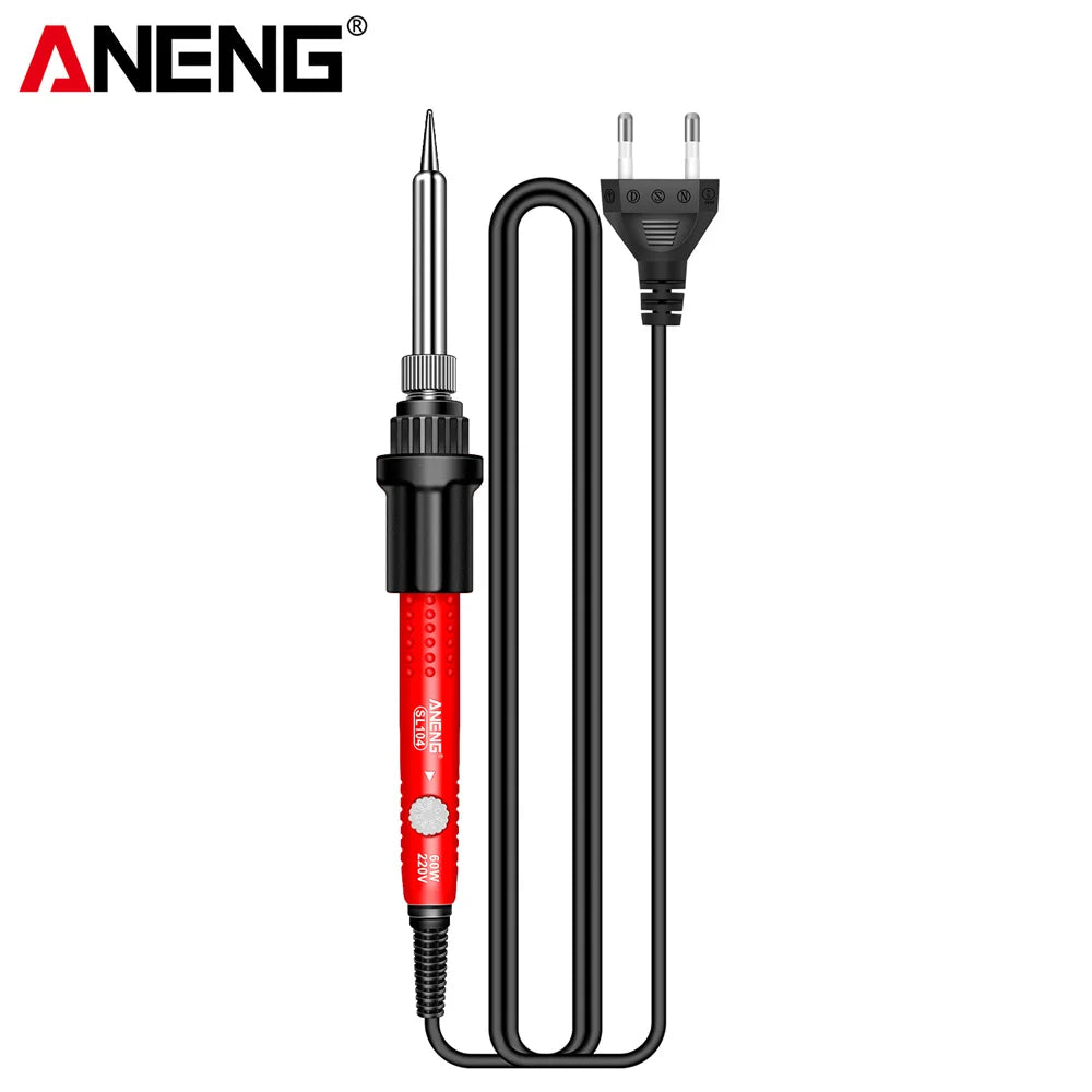 ANENG SL104/SL105 Electric Soldering Iron – Professional Digital Display, Adjustable Temperature Portable Kit for Welding & Soldering Repair