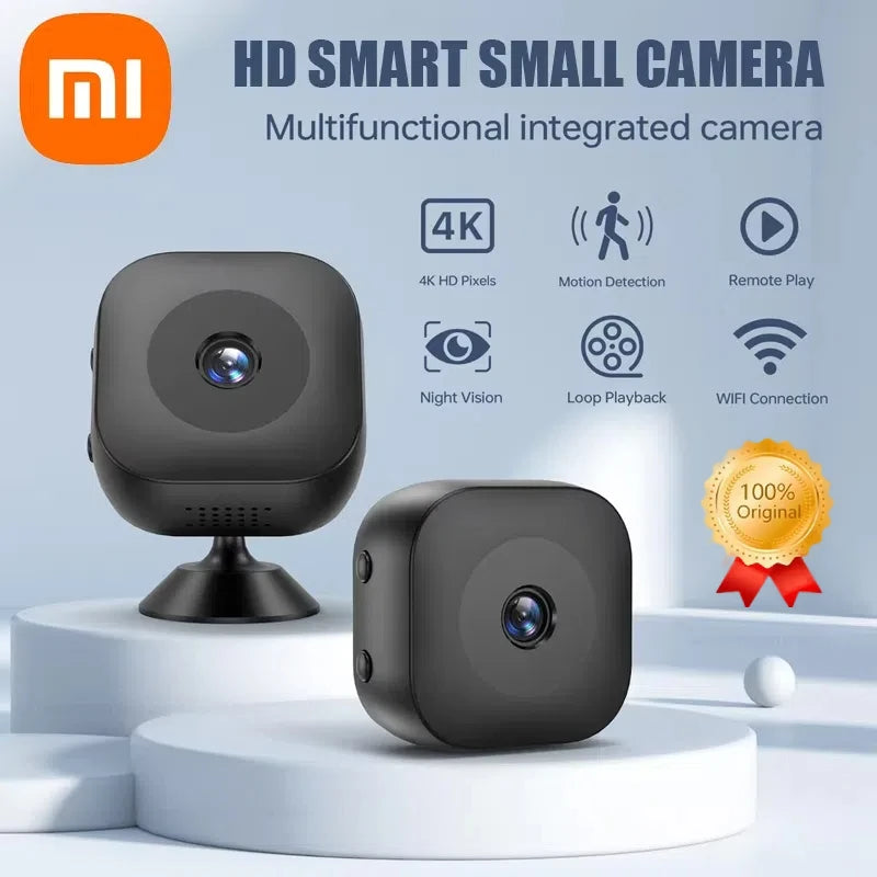 Xiaomi Mini 4K HD WiFi Camera – Wireless Security Monitor for Smart Home, Remote Video Surveillance Camcorder