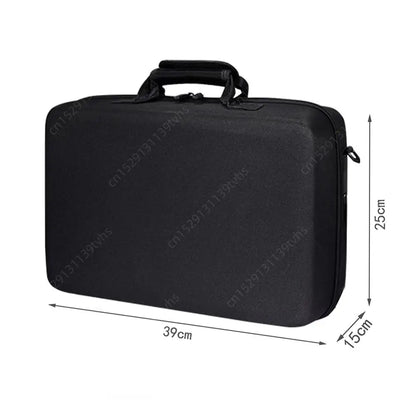 EVA Hard Carrying Case Handbag for PS5 Slim – Shoulder Strap Storage Bag for Disc & Digital Edition Console