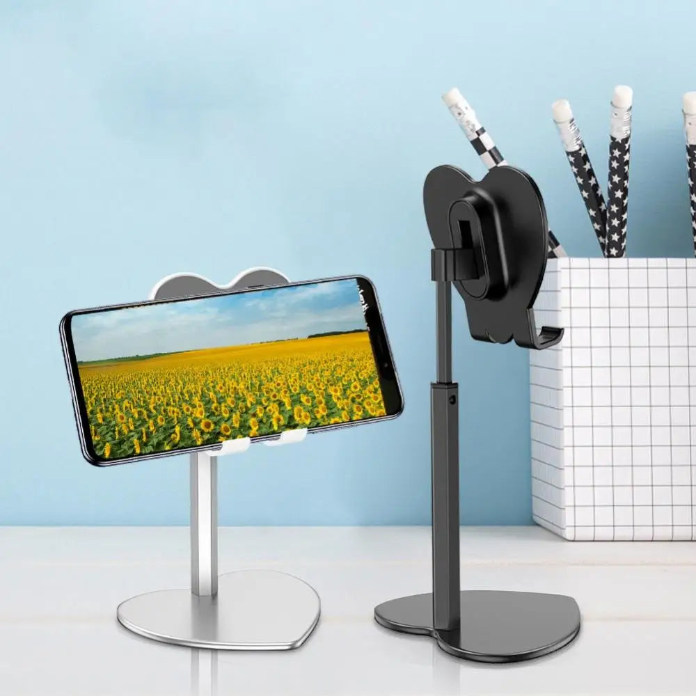 Heart Shaped Adjustable Universal Tablet Holder Stand | Desktop Mobile Phone Desk Stand