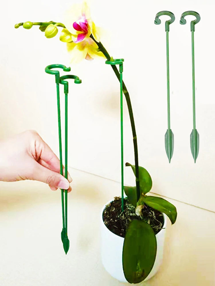 Plastic Plant Supports: Flower Stand & Reusable Protection Fixing Tool - Gardening Supplies for Vegetable Holder Bracket - 2/5/10pcs