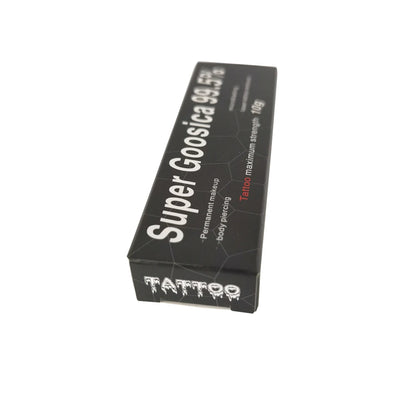 99.5% Super Gooscia Tattoo Numbing Cream 10g – High-Quality Pre-Permanent Makeup for Microblading, Piercing, Eyebrows & Lips
