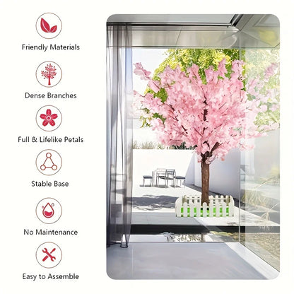 Artificial Cherry Blossom Tree – Handmade Pink Floral Decor for Indoor & Outdoor Events