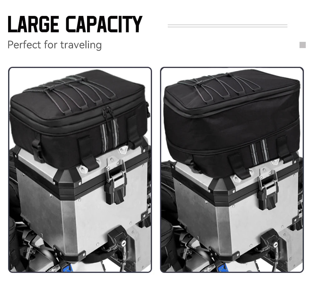 Motorcycle Luggage Bags: Additional Bags for BMW GS 1200 LC Adventure 2013-2017, R1250GS, R1200GS Adventure - Top Pack