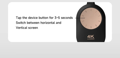 Hagibis Wireless HDMI Display Dongle Adapter – 4K@60Hz Wireless Extender for Laptop, PC, Smartphone, HDTV, Projector, IOS