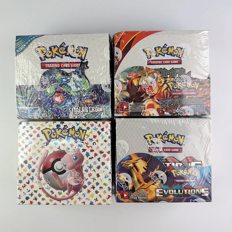 360Pcs English Pokémon TCG Evolutions Scarlet & Violet 151 Classics Booster Box – 36 Packs Trading Cards Expansion Set