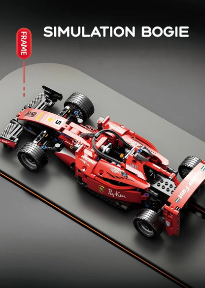 F1 W14 E Technic 1432+ Pcs 1:8 Sports Car Building Blocks – Compatible with 42141, DIY Model, Birthday Gift