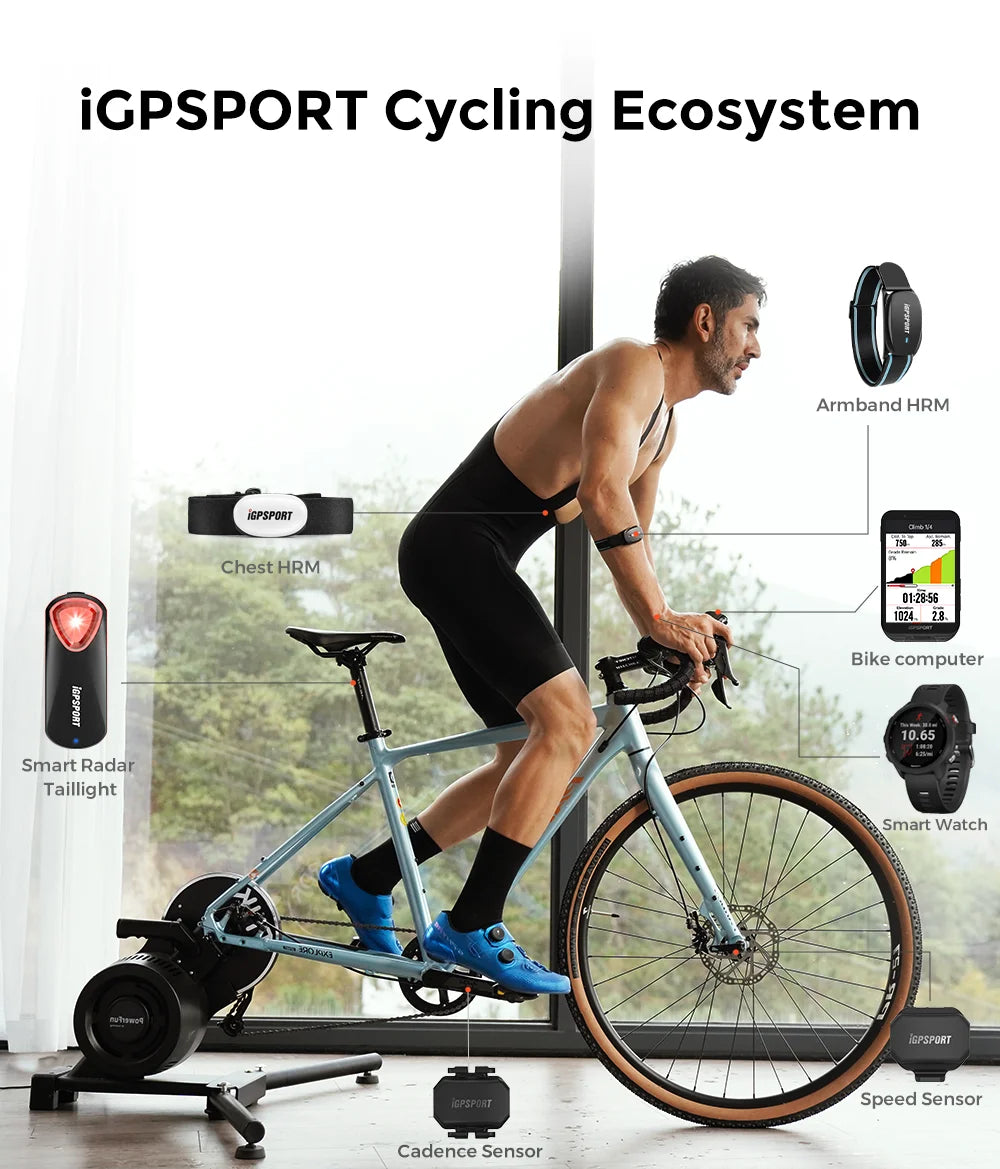 iGPSPORT iGS800 Touchscreen Bike Computer - Professional GPS, Map Navigation, WiFi, ANT+, 50H Battery Life