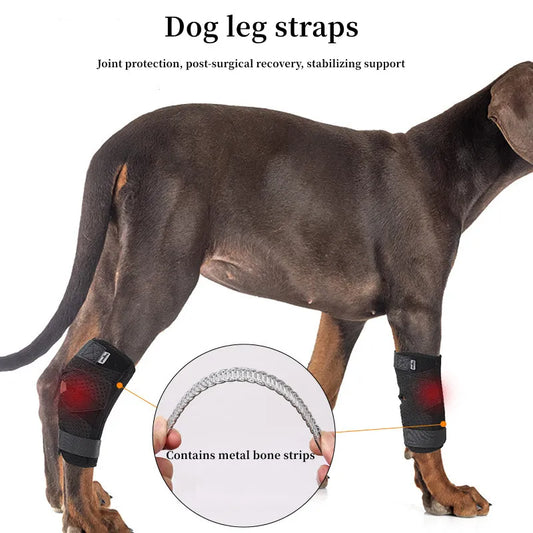 Dog Leg Support Brace: Updated Arthritis Protector Cover for Dogs - Hock Joint Brace for Injury Recovery & Arthritis Relief