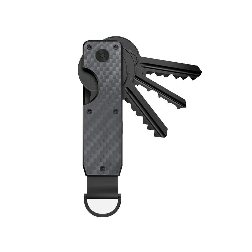 Compact Key Organizer – Minimalist Metal Key Holder for 2-6 Keys, Secure Keychain Case