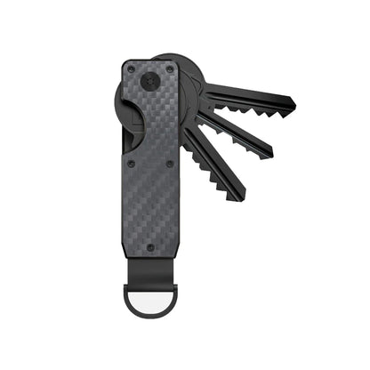 Compact Key Organizer – Minimalist Metal Key Holder for 2-6 Keys, Secure Keychain Case