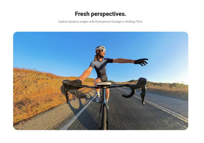 Original Bike Computer Mount for Insta360 X5/X4/X3/ACE – Aluminum Handlebar Clamp Bracket