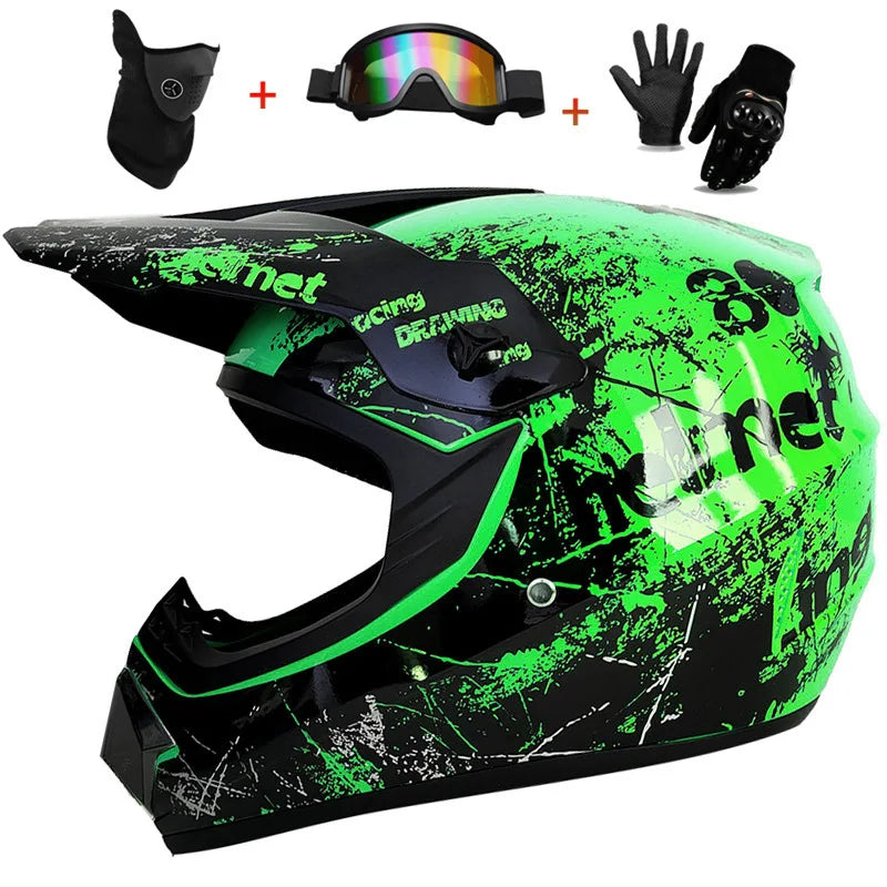 Full Face Off-Road Motorcycle Helmet – Downhill AM DH Cross Motocross Capacete Casco   2/2