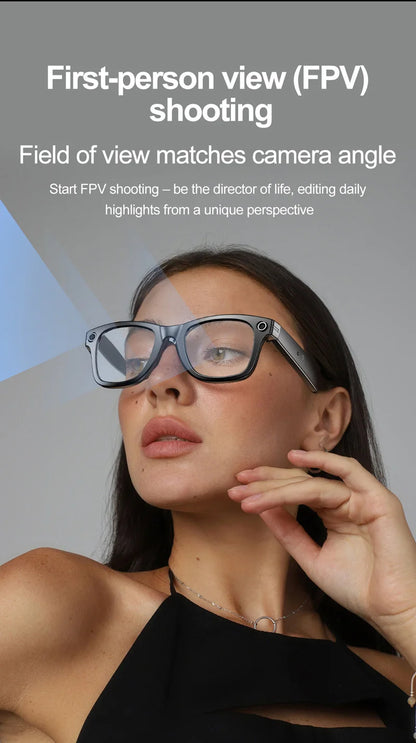 Xiaomi Smart Bluetooth Glasses — IP65 Waterproof, Video Recording, AI Photo Recognition, Translation, Call & Large Battery