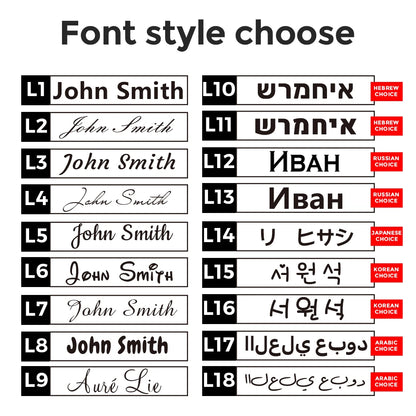 Custom Kid Name, Brand, Company Name Logo Teacher Leader Signature Child Clothing Contract Self-Inking Stamp - Refillable