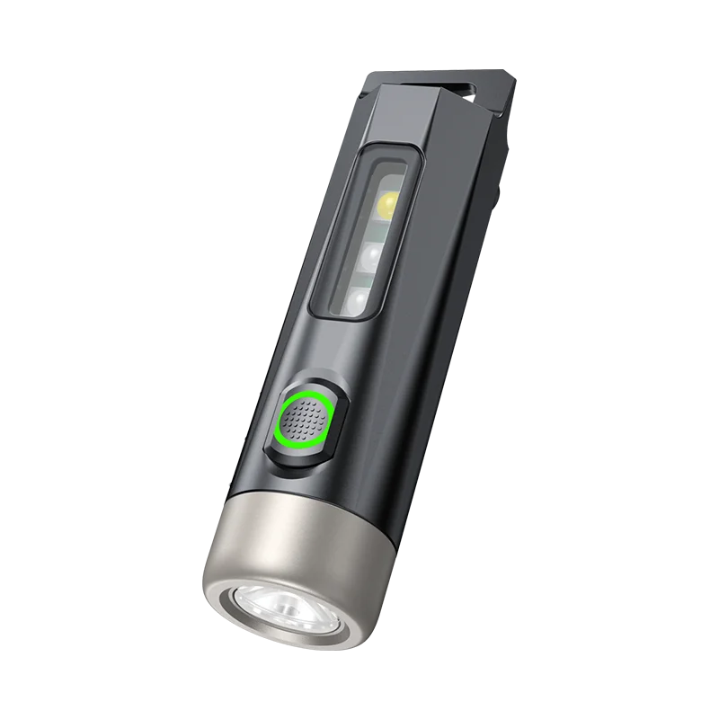 PHILIPS 2025 SFL1121 Mini EDC LED Flashlight – Rechargeable Keychain Torch for Camping, Hiking & Self-Defense