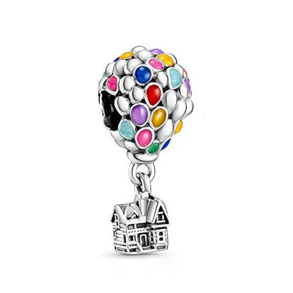 MINISO League of Legends Mickey & Minnie 925 Sterling Silver Charm – Beads Fit for Pandora Bracelet, Ladies Jewelry