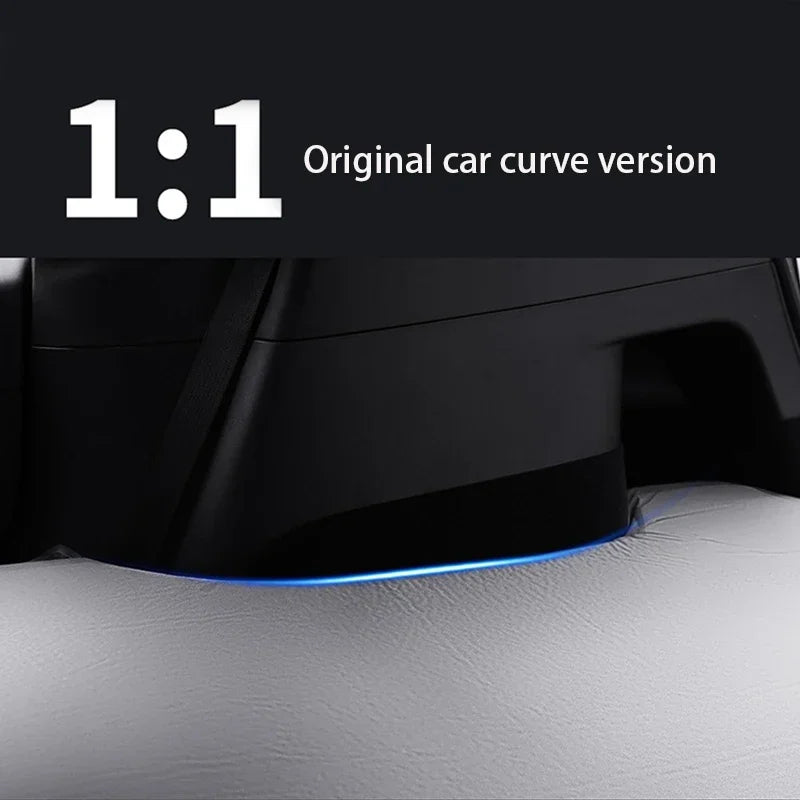 Tesla Model 3 & Model Y Inflatable Car Bed – Suede Fabric Travel Air Mattress for Camping (2017-2024)