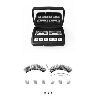 3D Magnetic Eyelashes – Soft, Reusable False Mink Lashes for Easy Wear & Beauty Makeup