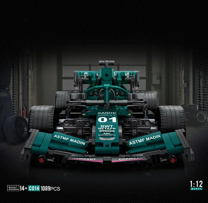 F1 W14 E Technic 1432+ Pcs 1:8 Sports Car Building Blocks – Compatible with 42141, DIY Model, Birthday Gift