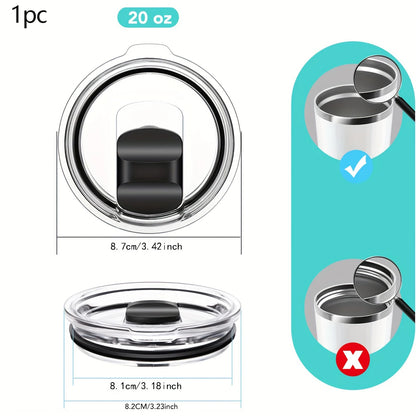 20oz/30oz Dust-Proof Cup Lid – Coffee & Beverage Cup Lid Accessory for Kitchen Supplies