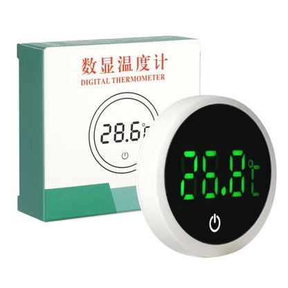 Aquarium Self-Adhesive LCD Thermometer – Digital Mini Fish Tank & Terrarium Temperature Monitor with Large Screen