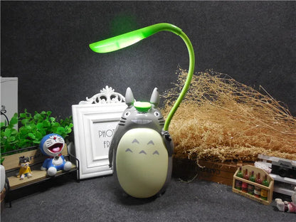 My Neighbor Totoro Cartoon LED Charging Night Light – Animal USB Table Lamp for Kids, Reading & Room Decor Gift