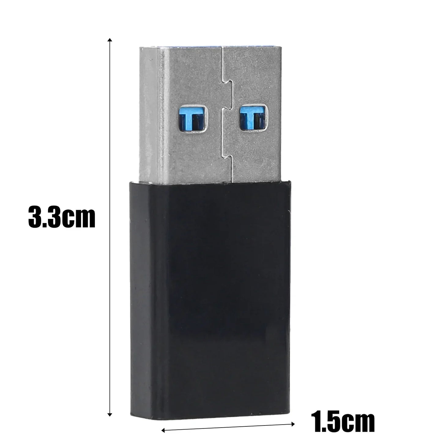 USB-C to USB-A Adapter – High-Speed Type-C to USB 3.0 Converter for Phones, Keyboards, and Data Transfer