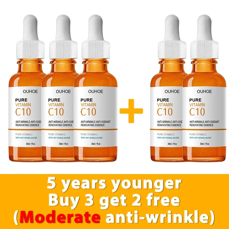 Vitamin C Wrinkle Remover Face Serum – Lifting, Firming & Anti-Aging Essence for Brightening & Nourishing Skin