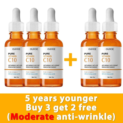 Vitamin C Wrinkle Remover Face Serum – Lifting, Firming & Anti-Aging Essence for Brightening & Nourishing Skin