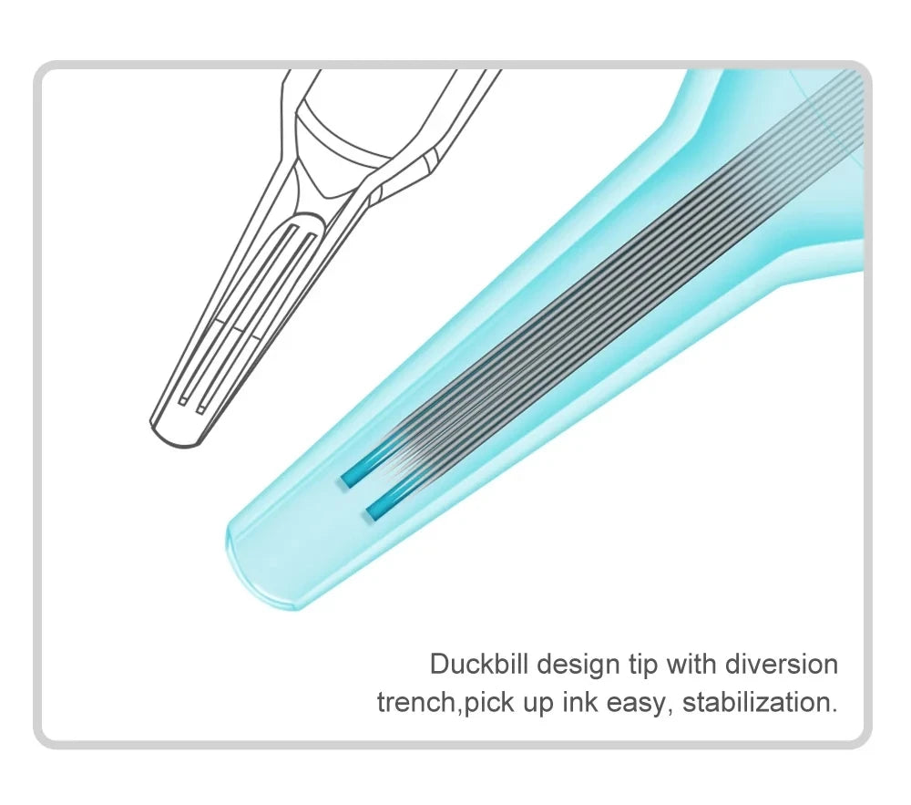 20pcs Gray Tattoo Cartridge Needles – Disposable Sterile Membrane System for Permanent Makeup Machines & Grips