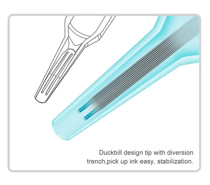 20pcs Gray Tattoo Cartridge Needles – Disposable Sterile Membrane System for Permanent Makeup Machines & Grips