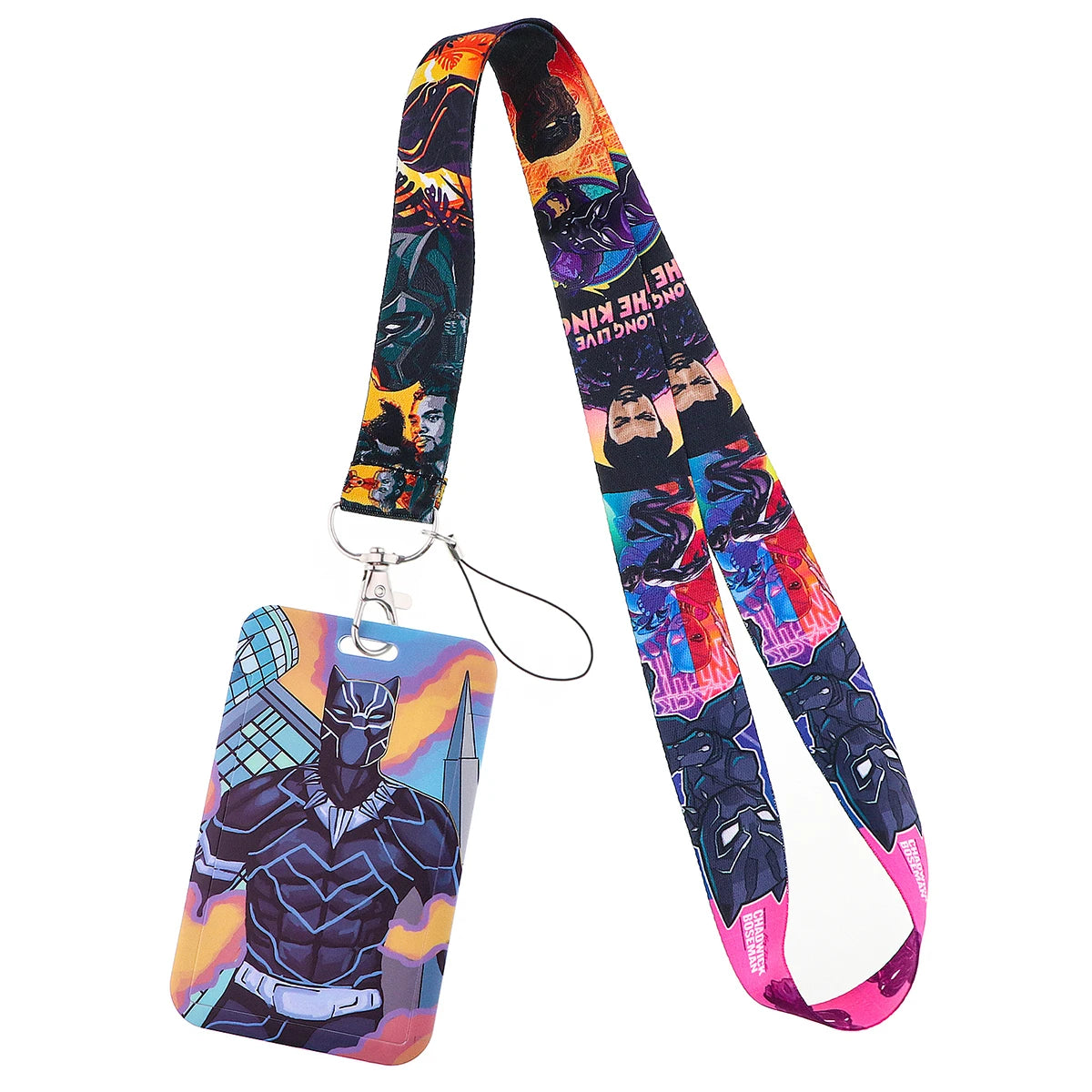 Cartoon Credential Holder Keychain – Cool Lanyard for Key, ID Card, Gym Badge & Cosplay Gift