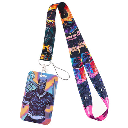 Cartoon Credential Holder Keychain – Cool Lanyard for Key, ID Card, Gym Badge & Cosplay Gift