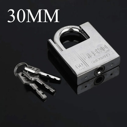 Keyed Padlock – Waterproof & Antirust Multifunctional Anti-Theft Lock, Pry Door & Window Security Lock