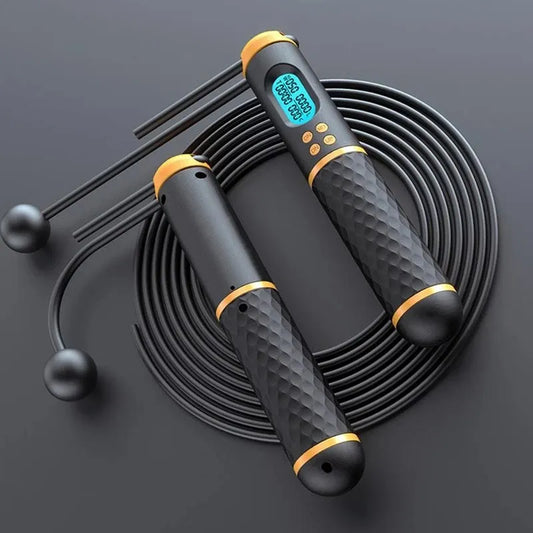 ProSpeed 2-in-1 Multifunctional Digital Skipping Rope | Professional Ball Bearings, Non-slip Handles, Calorie Counter | Perfect for Jumps and Fitness