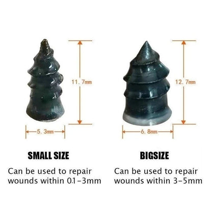 Vacuum Car Tire Repair Kit – Rubber Nails & Screws for Tubeless Tires, Motorcycle & Truck Repair Tools