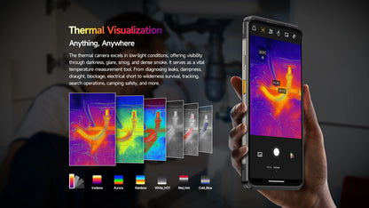 Ulefone Armor 25T Pro 5G Rugged Phone - Thermal Imaging, Android 14, 33W Fast Charging, 50MP+64MP, NFC, Waterproof Smartphone