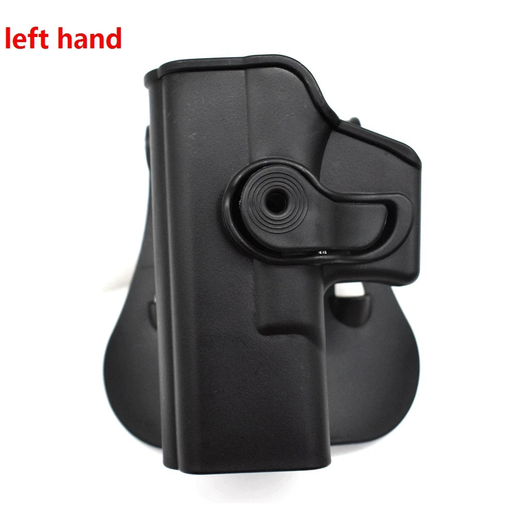 Left Hand Gun Holster – IMI Glock Pistol Case for Gen 1-4 Glock 17, Waist Holster with 9mm Mag Pouch, Hunting Accessories