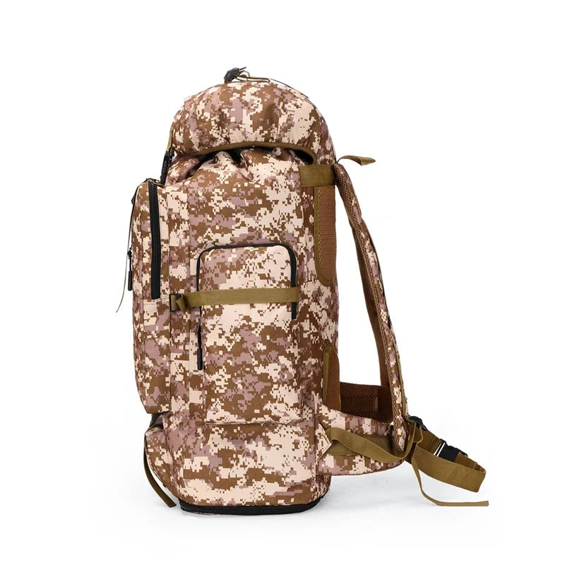 80L/100L Mountaineering Tactical Backpack - Large Outdoor Hiking, Camping & Travel Bag